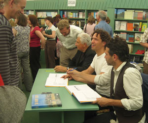 book signing at hay on wye festival